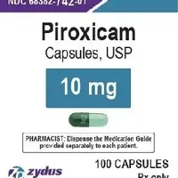 Piroxicam (Piroxicam [ peer-ox-i-kam ])-742-10 mg-Green-Capsule-shape