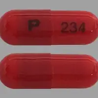 Piroxicam (Piroxicam [ peer-ox-i-kam ])-P 234-20 mg-Red-Capsule-shape