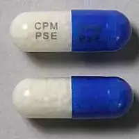 Sudogest sinus and allergy (Chlorpheniramine and pseudoephedrine [ klor-fen-eer-a-meen-and-soo-doe-e-fed-rin ])-CPM PSE CPM PSE-chlorpheniramine 8mg / pseudoephedrine  120 mg-Blue / Clear-Capsule-shape