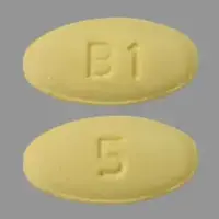 Tadalafil (Tadalafil [ ta-dal-a-fil ])-B1 5-5 mg-Yellow-Oval