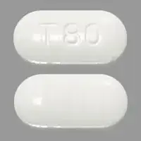 Telmisartan (Telmisartan [ tel-mi-sar-tan ])-T80-80 mg-White-Capsule-shape