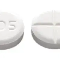Tizanidine (Tizanidine [ tye-zan-i-deen ])-1105-4 mg-White-Round