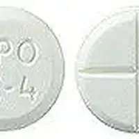 Tizanidine (Tizanidine [ tye-zan-i-deen ])-APO TI-4-4 mg-White-Round