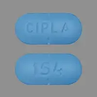 Valacyclovir (Valacyclovir [ val-a-sye-kloe-veer ])-CIPLA 154-1 g-Blue-Capsule-shape