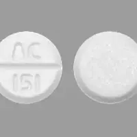 Haloperidol (Haloperidol (oral) [ hal-oh-per-i-dol ])-AC 151-0.5 mg-White-Round