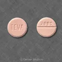 Hydrochlorothiazide (Hydrochlorothiazide [ hye-dro-klor-o-thy-a-zide ])-TEVA 2089-50 mg-Orange-Round