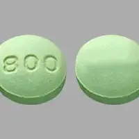 Labetalol (Labetalol (oral/injection) [ la-bay-ta-lol ])-800-300 mg-Green-Round