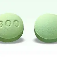 Labetalol (Labetalol (oral/injection) [ la-bay-ta-lol ])-800-300 mg-Green-Round