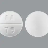 Nadolol (Nadolol [ na-doe-lol ])-AA 79-40 mg-White-Round