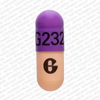 Good sense omeprazole (Omeprazole [ oh-mep-ra-zol ])-G232 G-40 mg-Orange / Purple-Capsule-shape