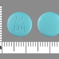 Paroxetine (Paroxetine [ pa-rox-a-teen ])-M N4-40 mg-Blue-Round