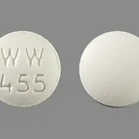 Phenobarbital (Phenobarbital [ fee-noe-bar-bi-tal ])-WW 455-60 mg-White-Round