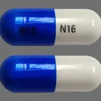 Phentermine (Phentermine [ fen-ter-meen ])-N16-30 mg-Blue & White-Capsule-shape