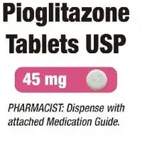 Pioglitazone (Pioglitazone (oral) [ pye-o-glit-a-zone ])-A2 45-45 mg-White-Round