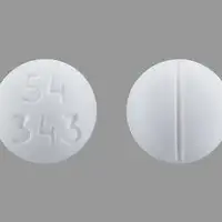 Prednisone (Prednisone)-54 343-50 mg-White-Round