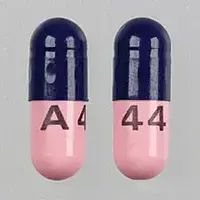 Amoxicillin (Amoxicillin)-A 44-250 mg-Blue & Pink-Capsule-shape