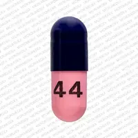 Amoxicillin (Amoxicillin)-A 44-250 mg-Blue & Pink-Capsule-shape