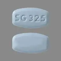 Aripiprazole (oral with sensor) (Aripiprazole (oral with sensor) [ ar-i-pip-ra-zole ])-SG 325-5 mg-Blue-Rectangle