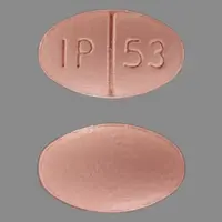 Citalopram (Citalopram [ si-tal-o-pram ])-IP 53-20 mg-Pink-Oval