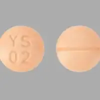 Clonidine (Clonidine (oral) [ kloe-ni-deen ])-YS 02-0.2 mg-Orange-Round