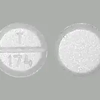 Methylphenidate (transdermal) (Methylphenidate (transdermal) [ meth-il-fen-ih-date ])-T 174-10 mg-White-Round