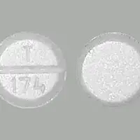 Methylphenidate (Methylphenidate (oral) [ meth-il-fen-i-date ])-T 174-10 mg-White-Round