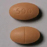 Mirtazapine (Mirtazapine [ mir-taz-a-peen ])-500-30 mg-Brown-Oval