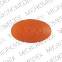 Mirtazapine (Mirtazapine [ mir-taz-a-peen ])-500-30 mg-Brown-Oval