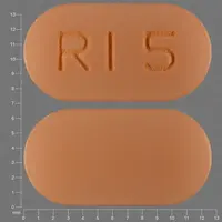 Risperidone (Risperidone (oral) [ ris-per-i-done ])-RI5-3 mg-Orange-Capsule-shape