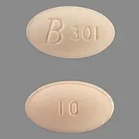 Simvastatin (Simvastatin)-B301 10-10 mg-Peach-Oval