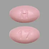 Simvastatin (Simvastatin)-H 17-10 mg-Pink-Oval