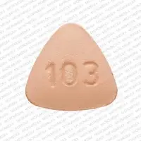 Sumatriptan (monograph) (Alsuma)-S 103-50 mg-Pink-Three-sided