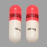 Temozolomide (monograph) (Temodar)-TEMOZOLOMIDE 100 mg-100 mg-Red & White-Capsule-shape