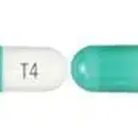 Tizanidine (Tizanidine [ tye-zan-i-deen ])-APO T4-4 mg-White / Green-Capsule-shape