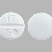 Trazodone (Trazodone [ traz-oh-done ])-IT 50-50 mg-White-Round