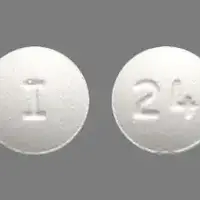 Donepezil (Donepezil (oral) [ doe-nep-e-zil ])-I 24-5 mg-White-Round