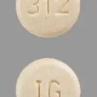 Hydralazine (Hydralazine [ hye-dral-a-zeen ])-IG 312-100 mg-Orange-Round