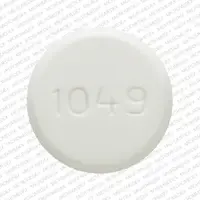 Lamotrigine (Lamotrigine [ la-moe-tri-jeen ])-1049-200 mg-White-Round