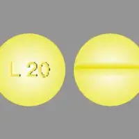 Levothyroxine (oral/injection) (Levothyroxine (oral/injection) [ lee-voe-thye-rox-een ])-L 20-100 mcg-Yellow-Round