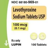 Levothyroxine (oral/injection) (Levothyroxine (oral/injection) [ lee-voe-thye-rox-een ])-L 20-100 mcg-Yellow-Round