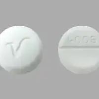 Lorazepam (injection) (Lorazepam (injection) [ lor-a-ze-pam ])-V 4008-1 mg-White-Round