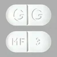Metformin (eqv-glumetza) (Metformin [ met-for-min ])-G G MF 3-1000 mg-White-Capsule-shape