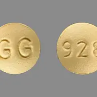 Ondansetron (injection) (Ondansetron (injection) [ on-dan-se-tron ])-GG 928-8 mg-Yellow-Round