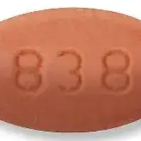 Valsartan (Valsartan [ val-sar-tan ])-AN 838-80 mg-Pink-Oval