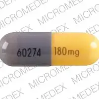 Verapamil (Verapamil (oral/injection) [ ver-ap-a-mil ])-60274 180 mg-180 mg-Gray & Yellow-Capsule-shape