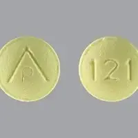 Aspirin (rectal) (Aspirin (rectal) [ as-pi-rin ])-AP 121-81 mg-Yellow-Round