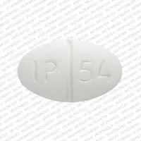 Citalopram (Citalopram [ si-tal-o-pram ])-IP 54-40 mg-White-Oval