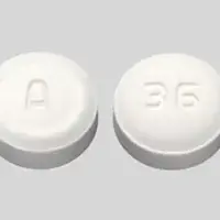 Mirtazapine (Mirtazapine [ mir-taz-a-peen ])-A 36-15 mg-White-Round