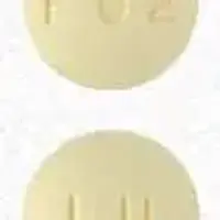 Quinapril (Quinapril [ kwin-a-pril ])-LU F02-10 mg-Yellow-Round