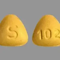 Sumatriptan succinate syringe (injection) (Sumatriptan (injection) [ soo-ma-trip-tan ])-S 102-25 mg-Yellow-Three-sided